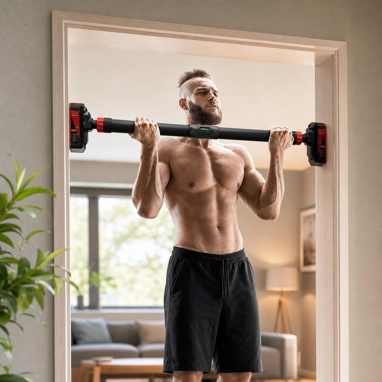Home Gym Yoga - Barre de traction pour porte, barre