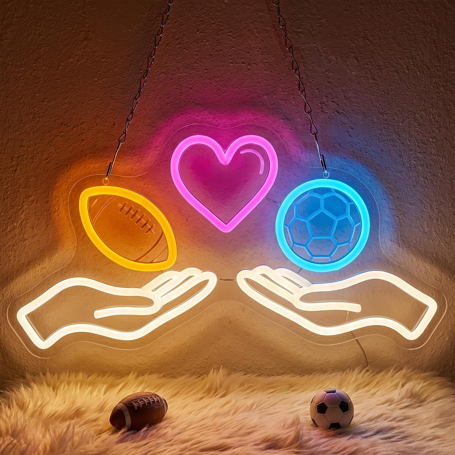 Home Gym Neon Sign - Enseigne néon LED, éclairage néon sur