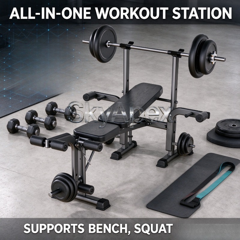 Nouveau banc de musculation mu - All In One Gym Home Equipment avis et prix